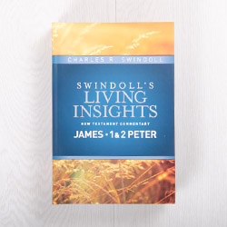 Swindoll’s Living Insights New Testament Commentary: James, 1 & 2 Peter, hardcover by Charles R. Swindoll