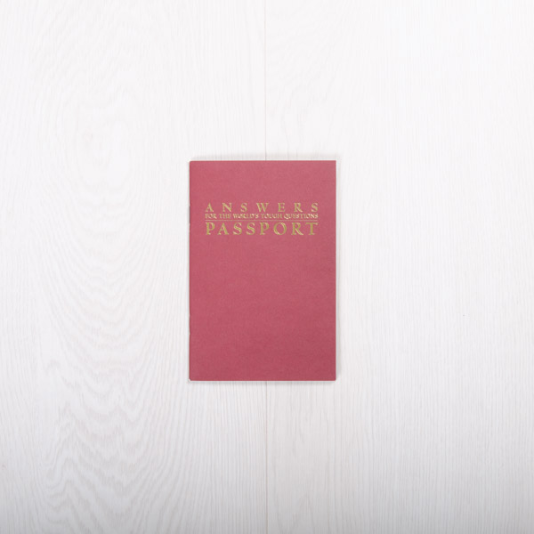 Answers For the World's Tough Questions Passport, booklet by Insight for Living