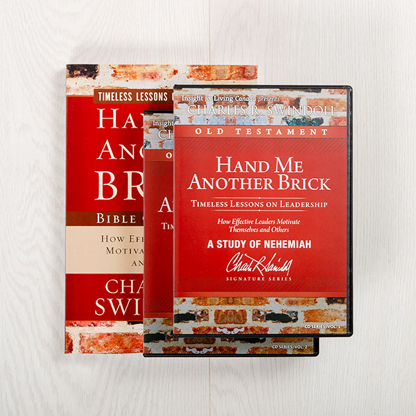 Hand Me Another Brick: Timeless Lessons on Leadership, signature series with Bible companion