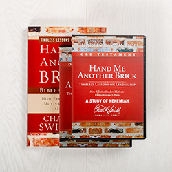 Hand Me Another Brick: Timeless Lessons on Leadership, signature series with Bible companion