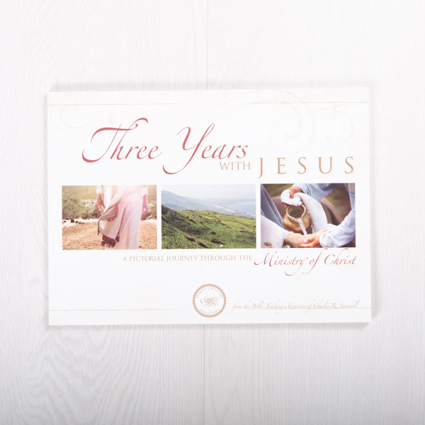 Three Years with Jesus: A Pictorial Journey Through the Ministry of Christ, softcover devotional by Insight for Living